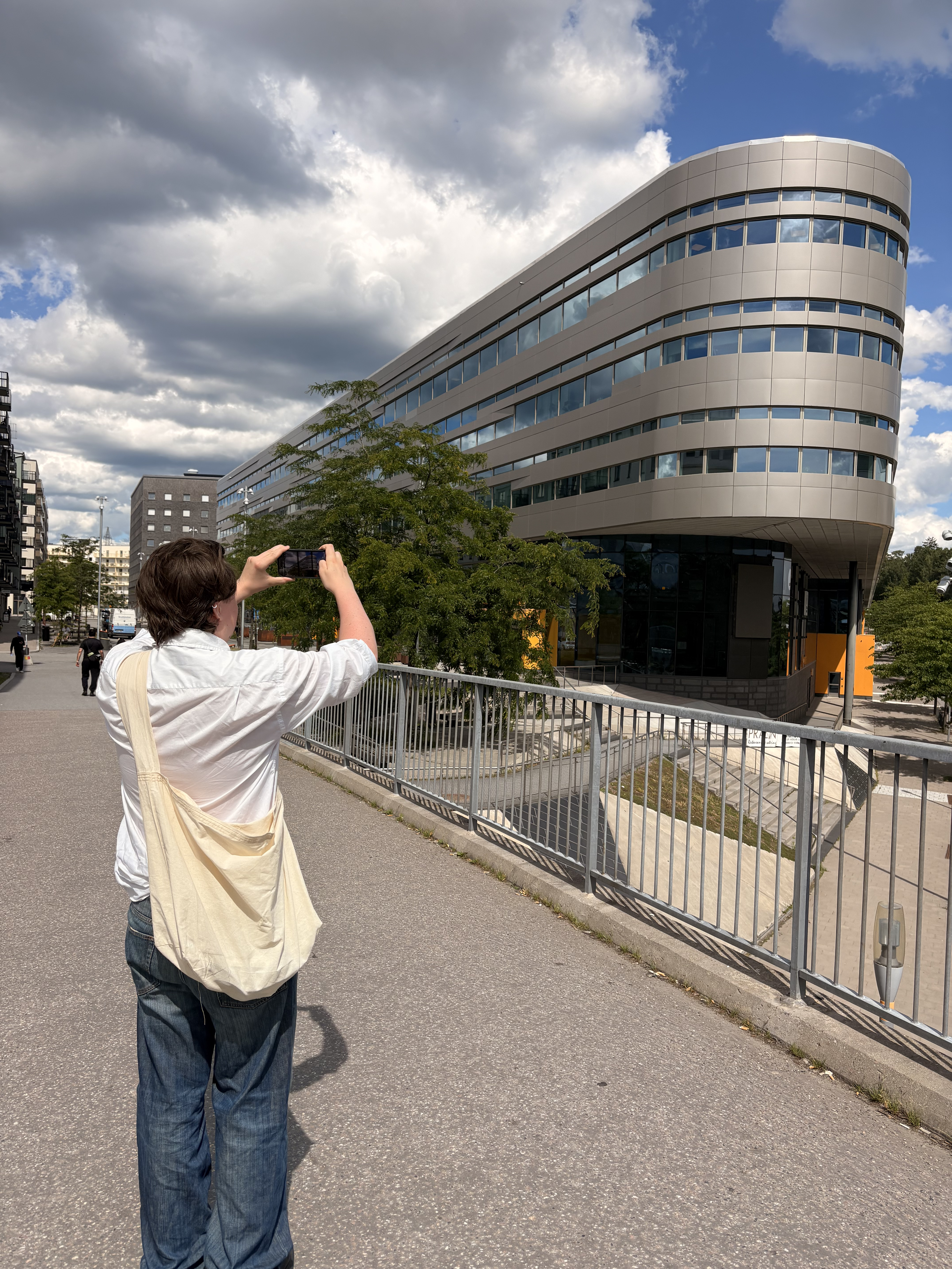 Behind the scenes exterior photography for the DISK website redesign