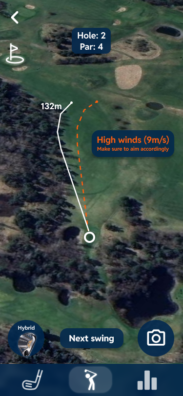 GolfGo final companion prototype