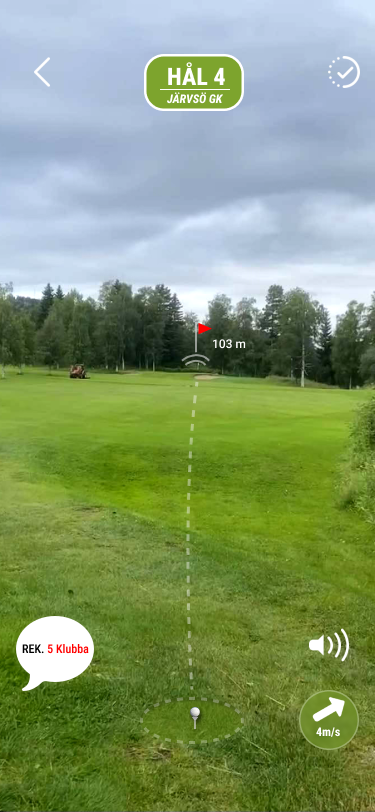 GolfGo early mobile prototype