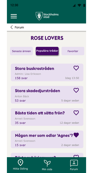 Human-designed social post prototype